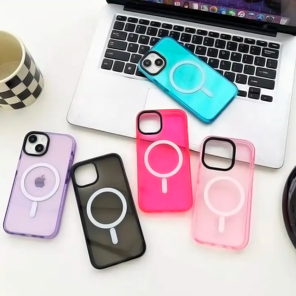 Funda Neón Color Magsafe para iPhone 13 / iPhone 14